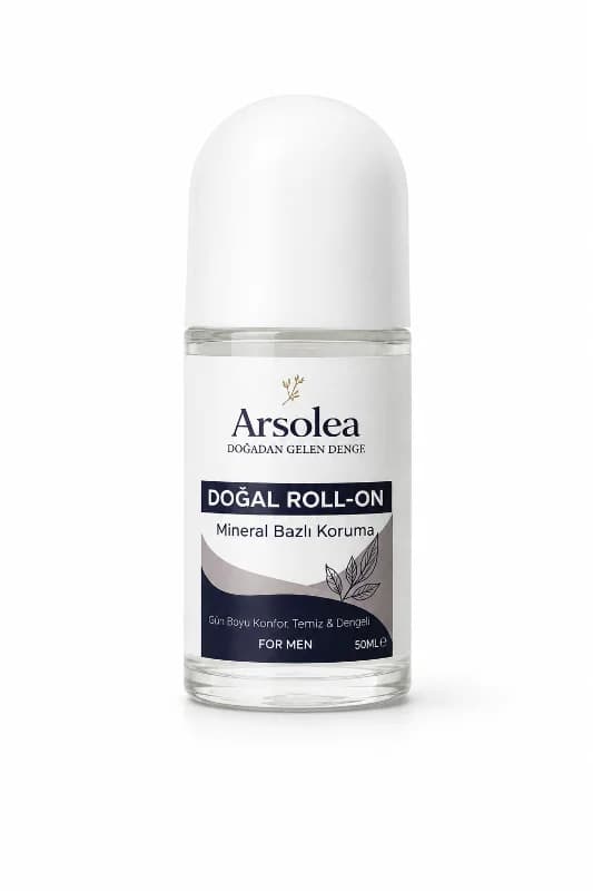 Doğal Koku Önleyici Roll-On Deodorant Erkek - Fresh Koku - 24 Saat Etkili - Tüm Cilt Tipleri