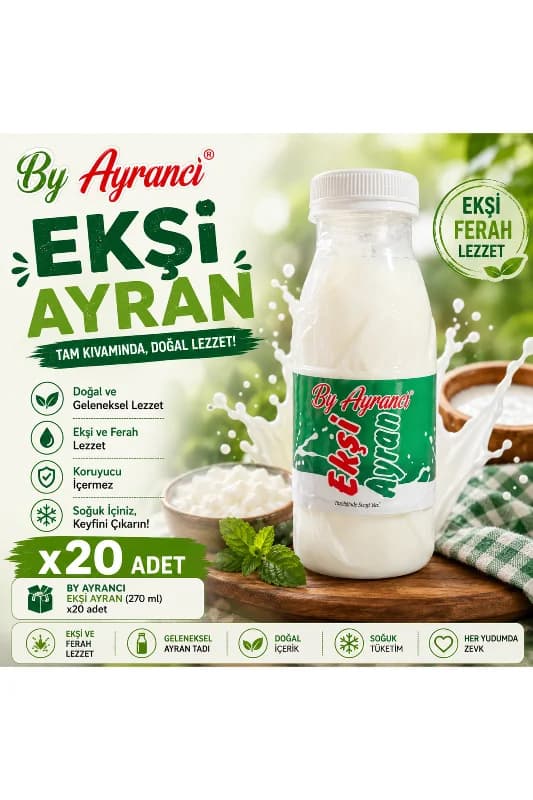 By Ayrancı Ekşi Ayran 270 ml x20