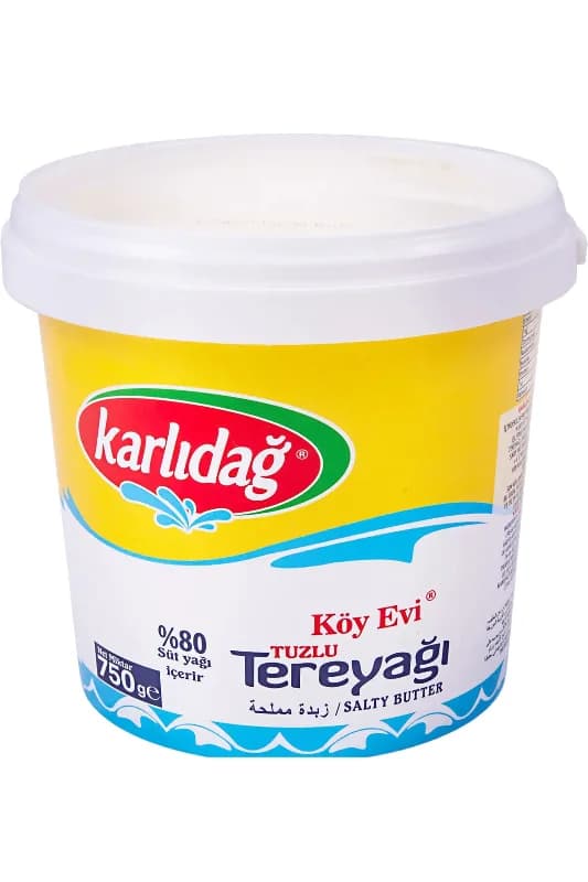 Karlıdağ Köy Evi Tuzlu Tereyağı 750 g