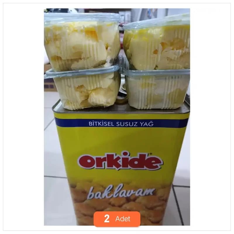[Kampanya] Orkide Baklavalık Susuz Yağ 1 Kg (Dökme) (2 Adet)