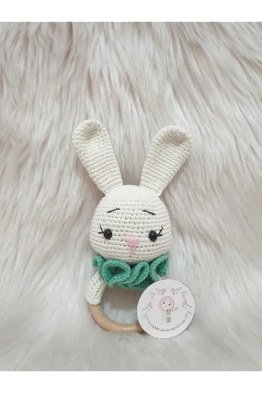 Amigurumi Organik Örgü Oyuncak Çıngırak