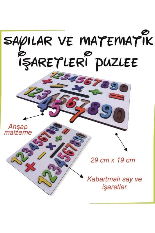 Sayılar ve Matematik İşaretleri Puzzle