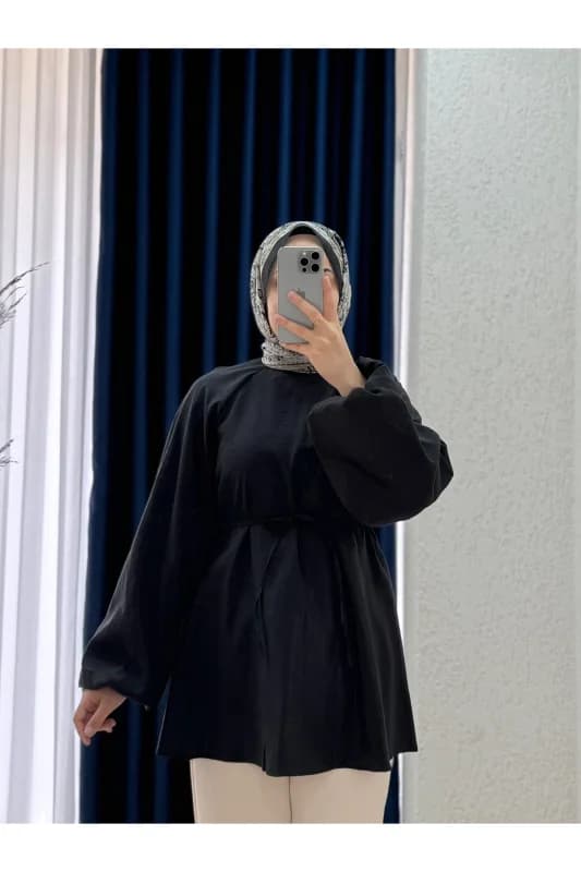 Zenita Reglan Kol Tunik-BN4175 Mavi