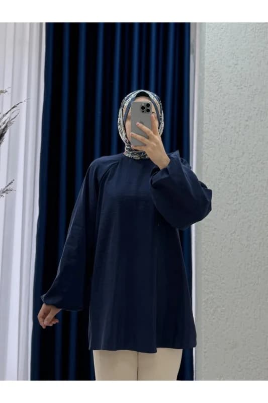 Zenita Reglan Kol Tunik-BN4175 Lacivert