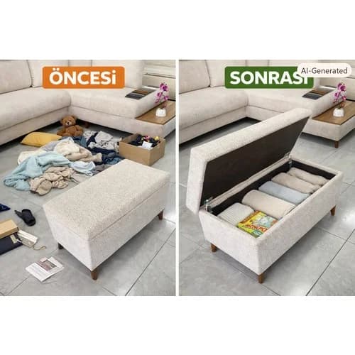 Sandıklı Puf 80 x 40 cm