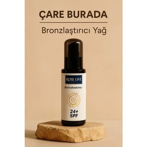 Roselive - Bronzlaştırıcı Yağ 100 Ml (24+ SPF)