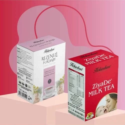 Bebek Uyku Seti Rezeneli Bebek Çayı ve Milk Tea Emziren Anne Süt Çayı