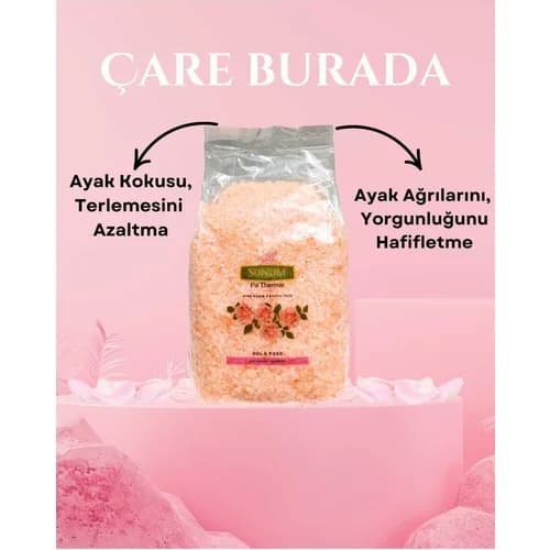 Ayak Bakım Banyo Tuzu Gül Kokulu