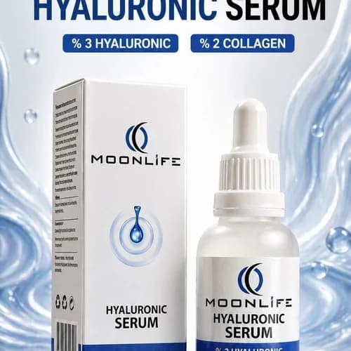 Moonlife - Hyaluronic Serum 30 Ml (%3 Hyaluronic Acid & %2 Kolajen)