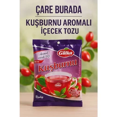 Kuşburnu Aromalı İçecek Tozu 250 Gr