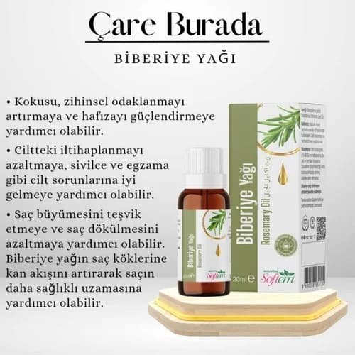 Biberiye Yağı 20 ml