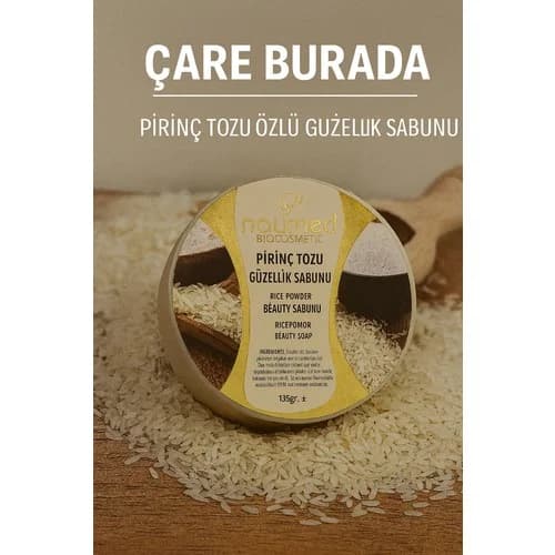 Naumed Biocosmetic - Pirinç Tozu Özlü Güzellik Sabunu