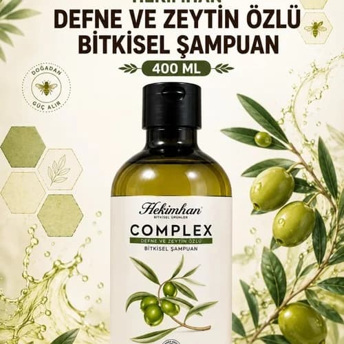 Complex Defne ve Zeytin Özlü Şampuan 400 Ml