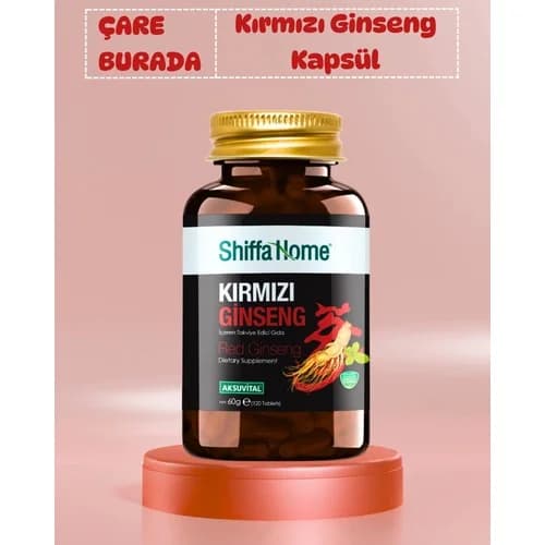 Kırmızı Ginseng Kapsül (120 Adet)