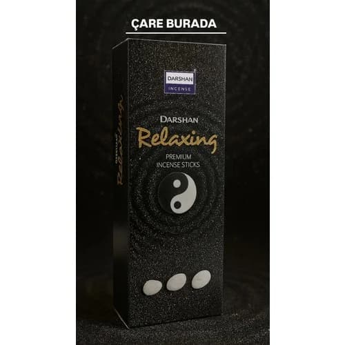 Darshan Incense - Relaxing 20'li Çubuk Tütsü (Zihinsel Rahatlama & Öfkeden Arınma & Huzur)