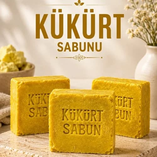 Kükürt Sabunu Cilt Temizliği 3 adet