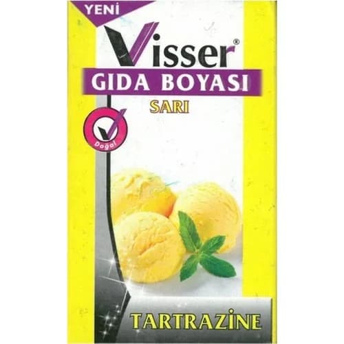 Gıda Boyası Sarı 1 Paket Vısser