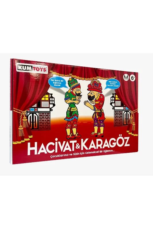 Hacivat Ve Karagöz Drama Oyun Sahnesi Gece Lambası Eğitici Oyuncak Kutu Oyunu Akıl Oyunu