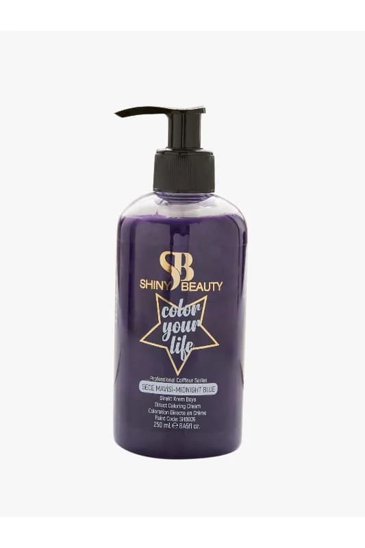 Shıny Beauty Gece Mavisi Geçici Krem Saç Boyası 250 ml