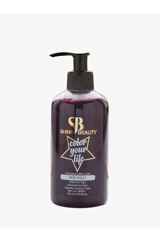 Shıny Beauty Mor-Lila Geçici Krem Saç Boyası 250 ml