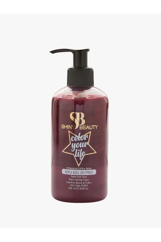 Shıny Beauty Biber Kızılı Geçici Krem Saç Boyası 250 ml