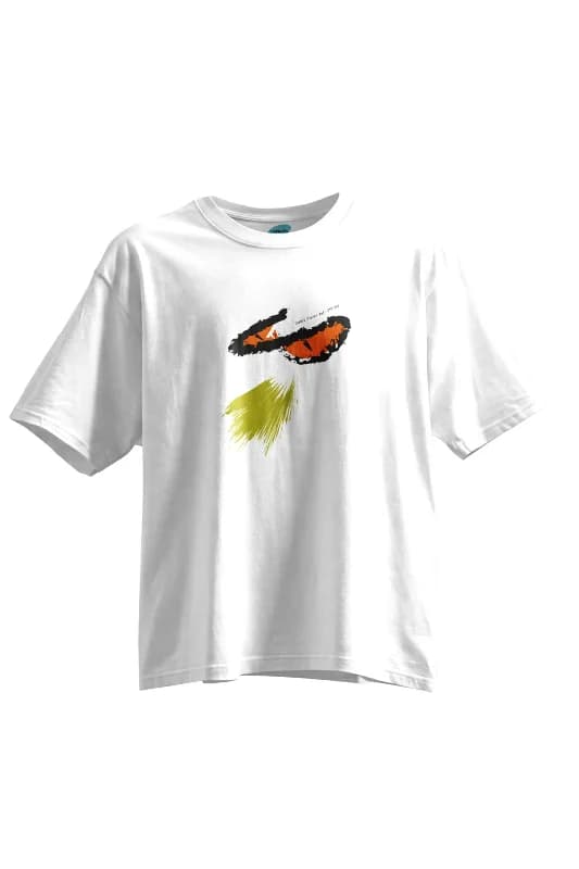 Cosmic Face - Kısa Kollu Regular Basic T-Shirt
