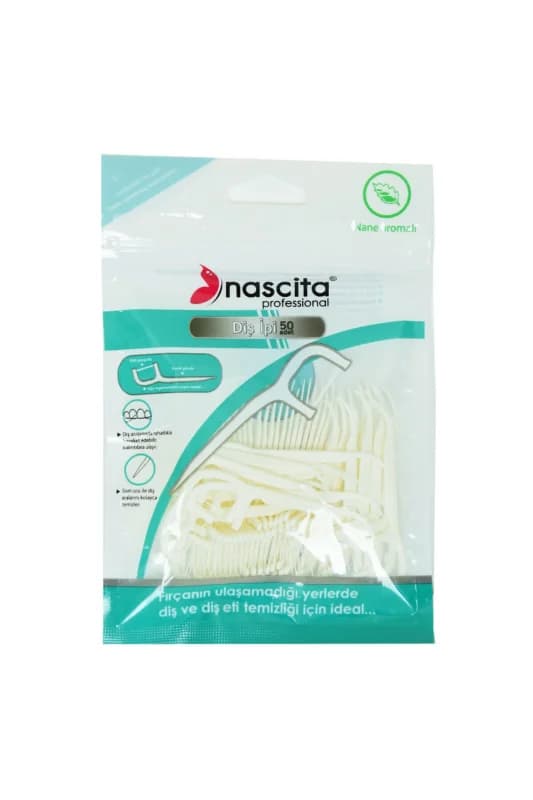 Nane Aromalı Kürdanlı Diş İpi 50 Li