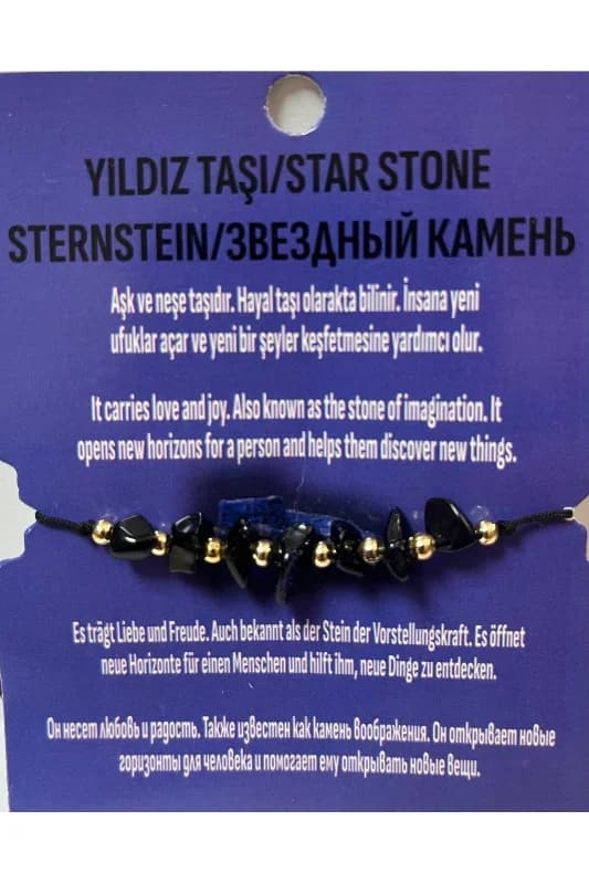 Yıldıztaşı İpli Bİleklik