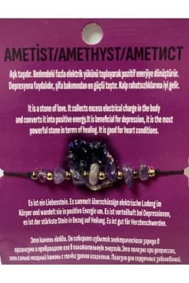 Ametist İpli Bileklik