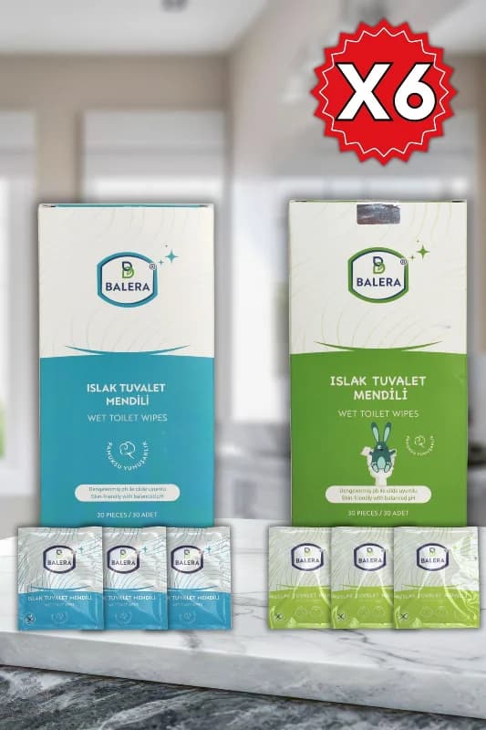 Islak Tuvalet Mendili Yetişkin - Çocuk 360 Adet **Tekli Özel Ambalaj**