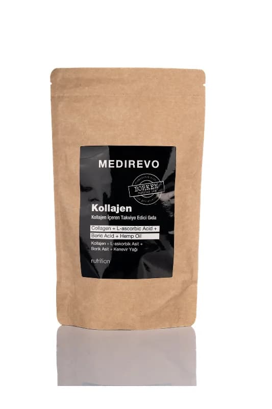 Hidrolize Kollagen+L-ascorbic acid+Boric acid+Hemp Oil 8g*20 Şase