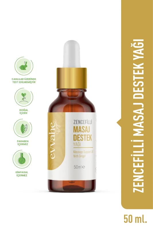 Zencefil Yağlı Masaj Destek Yağı 50ml e