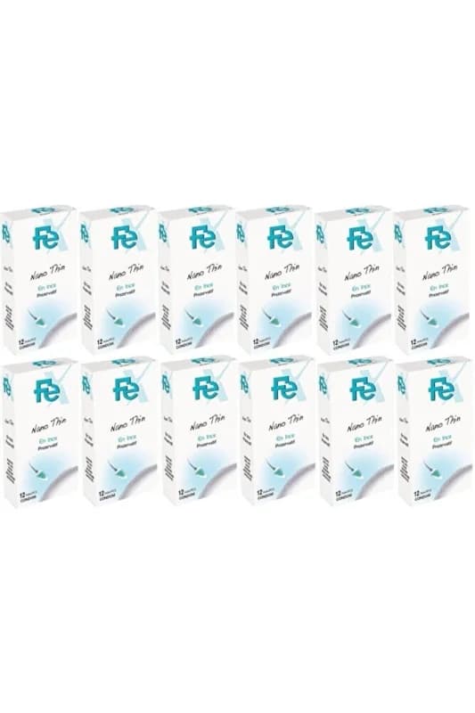 Nano Thin En Ince Prezervatif 12'li (CONDOM) * 12 Paket 8693203016521-12