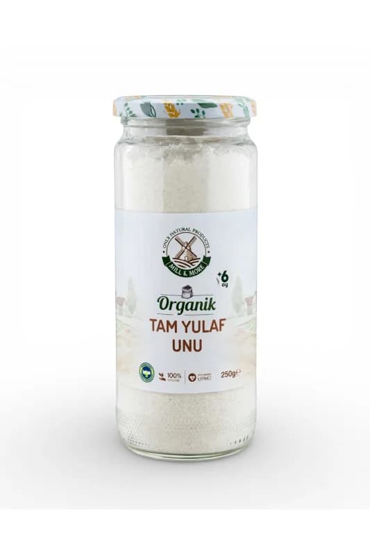 Organik Tam Yulaf Unu 250 g +6 Ay