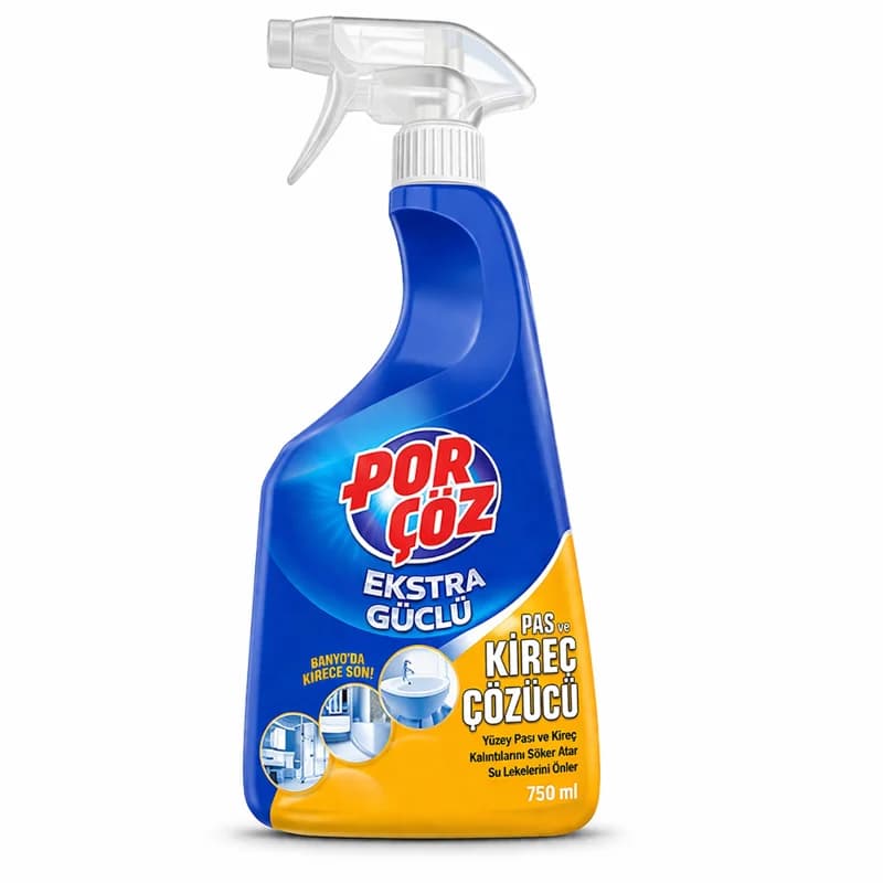 PORÇÖZ Pas Ve Kireç Çözücü Sprey 750 ML