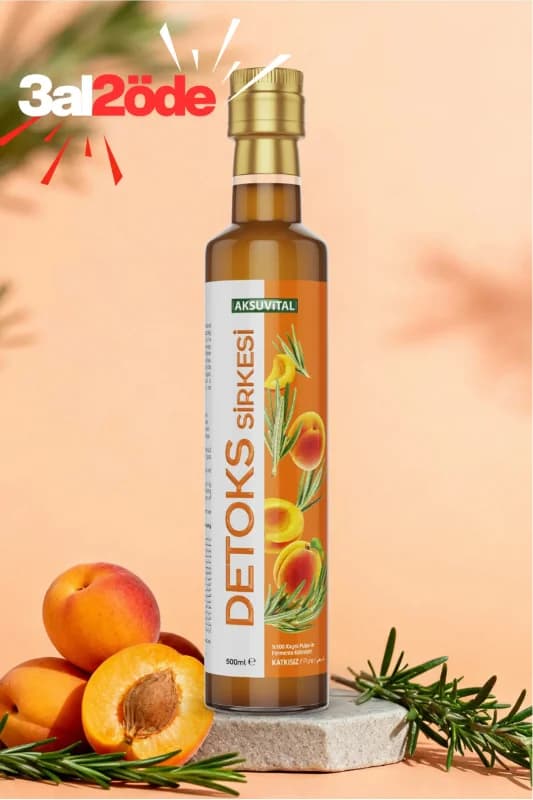 Detoks Sirkesi 500 ml - Katkısız, Doğal Fermantasyon (Detox)