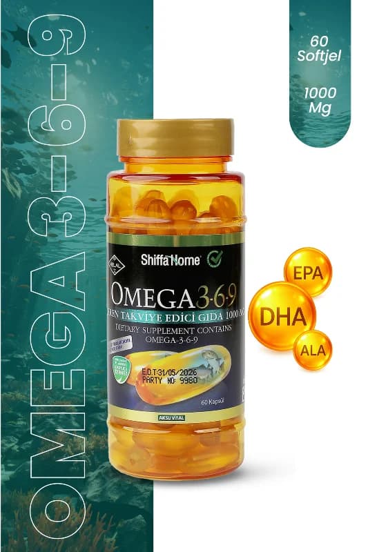Omega 3-6-9 1000mg 60 Kapsül