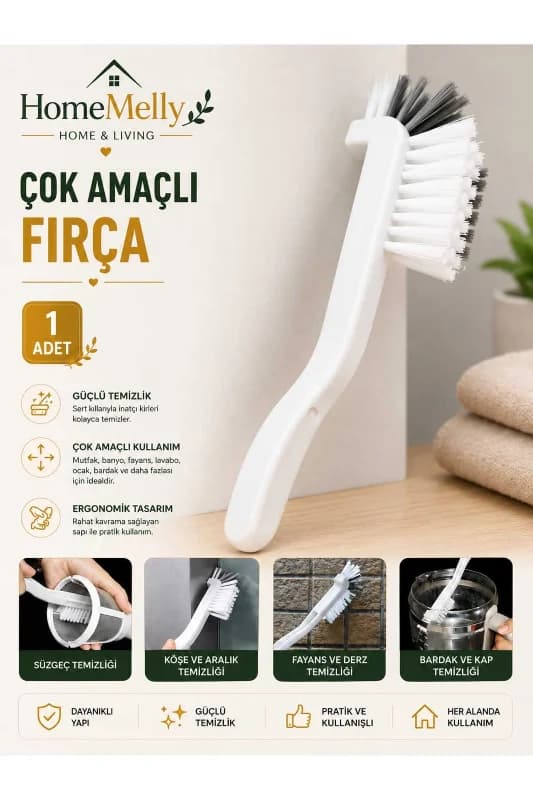 Uzun Saplı Şişe Fırçası Dik Açılı Şişe Banyo Fırçası Lavabo Için Ev Tencere Tava Fırçası
