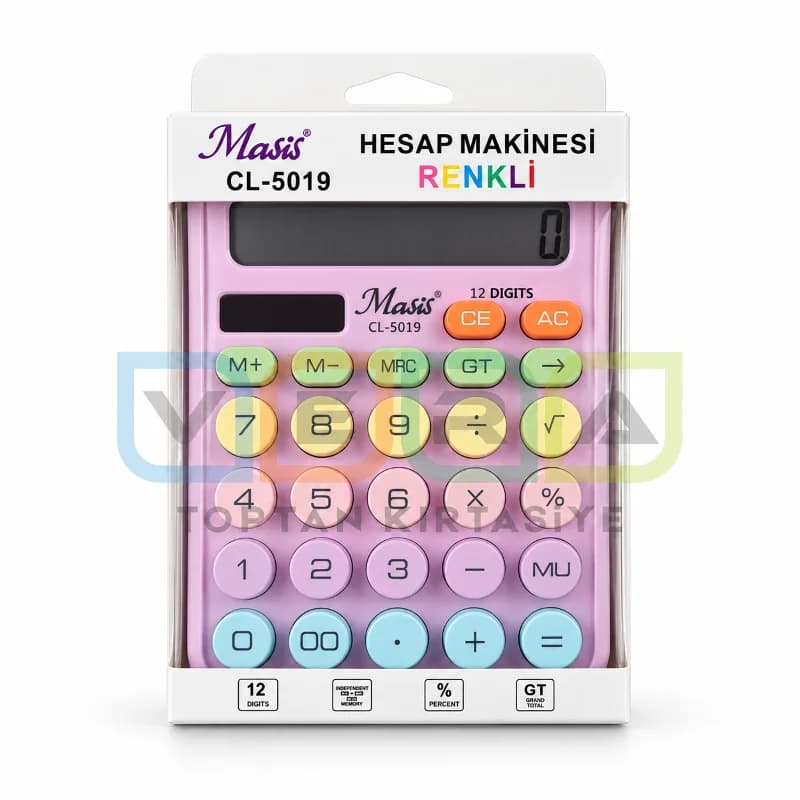 Pastel Mor 3D Hesap Makinası