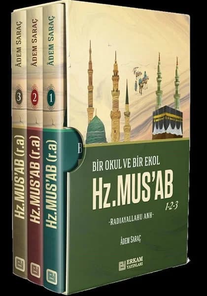 Erkam Yayınları - Hz. Mus'ab (3 Cilt Takım) - Adem Saraç