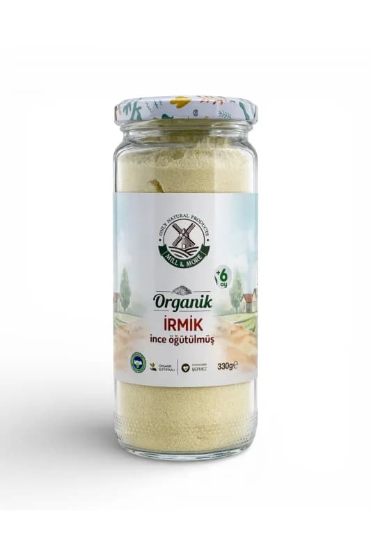 Organik Bebek İrmiği 330 g +6 Ay