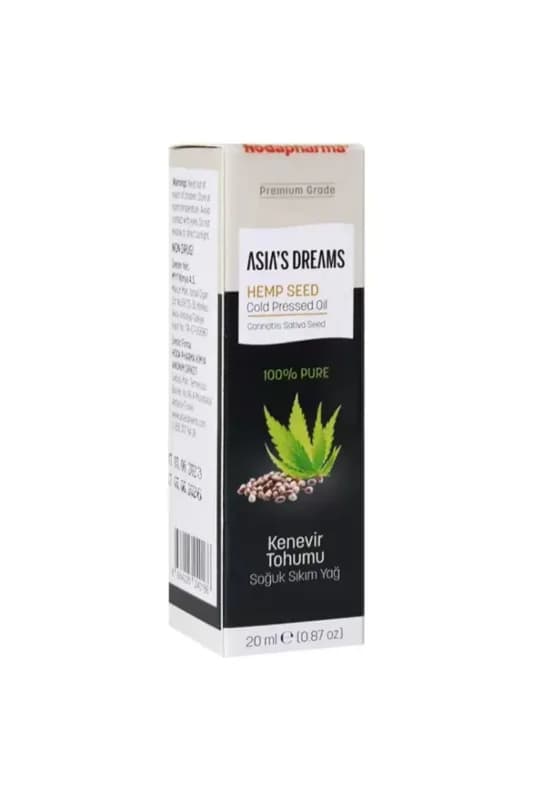Kenevir Tohumu Soğuk Sıkım Yağ 20ml