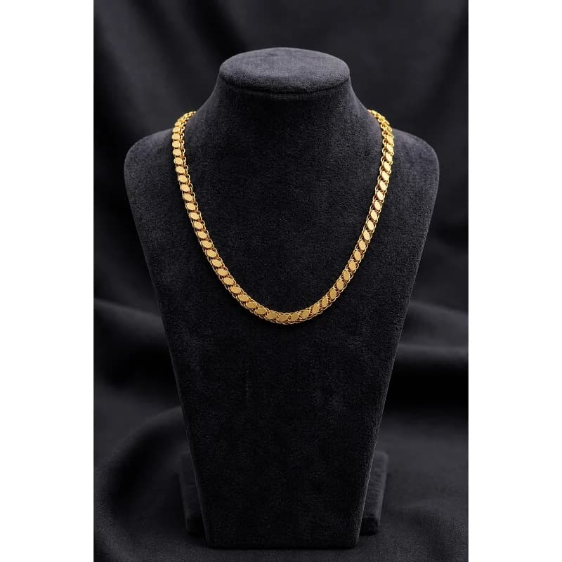 Kadın, hediyelik 60 Cm Pullu(Arpa) Zincir - Düğünlük ve Çeyizlik Özel Tasarım (2 Yıl Renk Garantili)