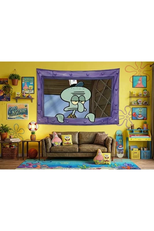 Kaliteli Kumaş , Canlı Renkler Duvar Halısı Duvar Örtüsü Wall Tapestry