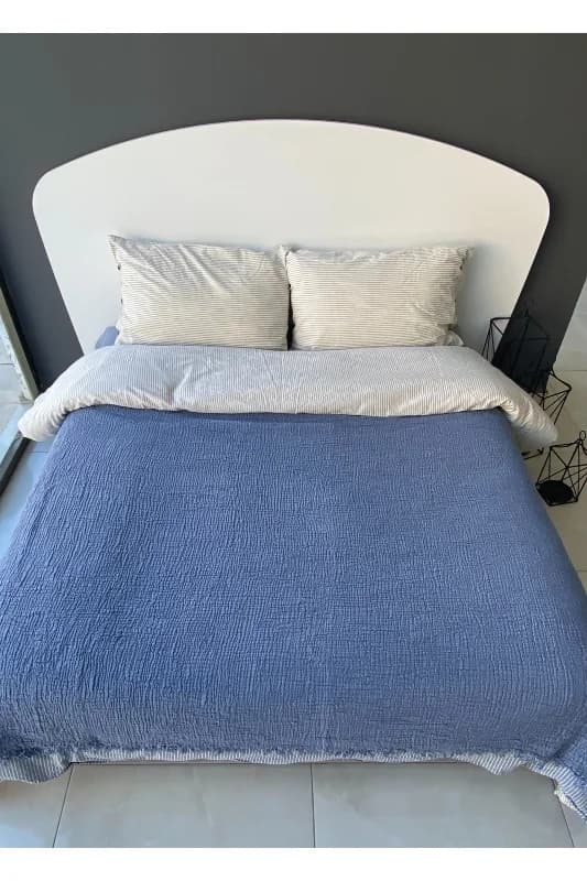 Müslin Yatak Örtüsü/Pike 4 Katlı 240 x 230 Çift Kişilik