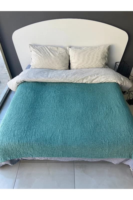 Müslin Yatak Örtüsü/Pike 4 Katlı 240 x 230 Çift Kişilik