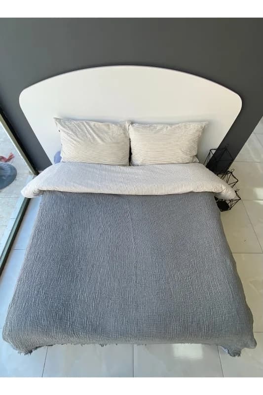 Müslin Yatak Örtüsü/Pike 4 Katlı 240 x 230 Çift Kişilik