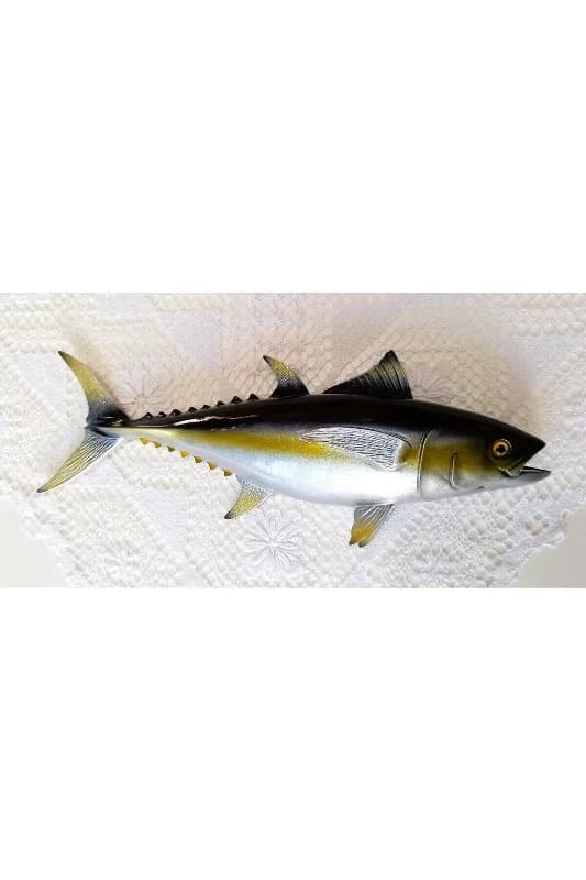 38cm Ton Palamut Balık Silikon Kalıp K-1039, Polyester Taş Tozu Alçı Kalıbı