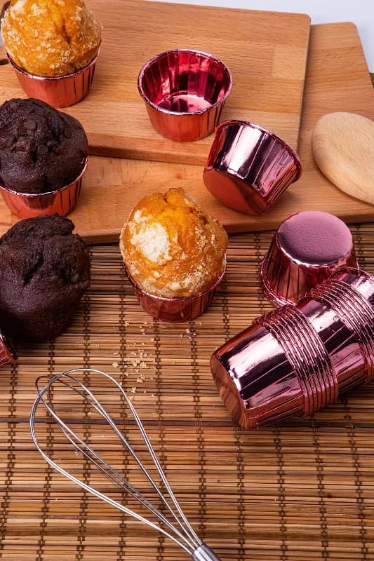 YASİMA 12 li GoldRose muffin kek kalıbı