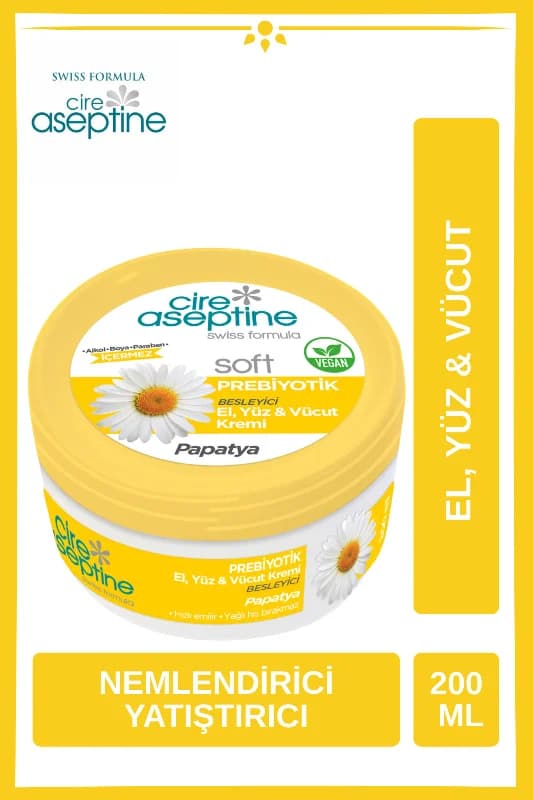 Soft Papatya Nemlendirici Bakım Krem 200 ml